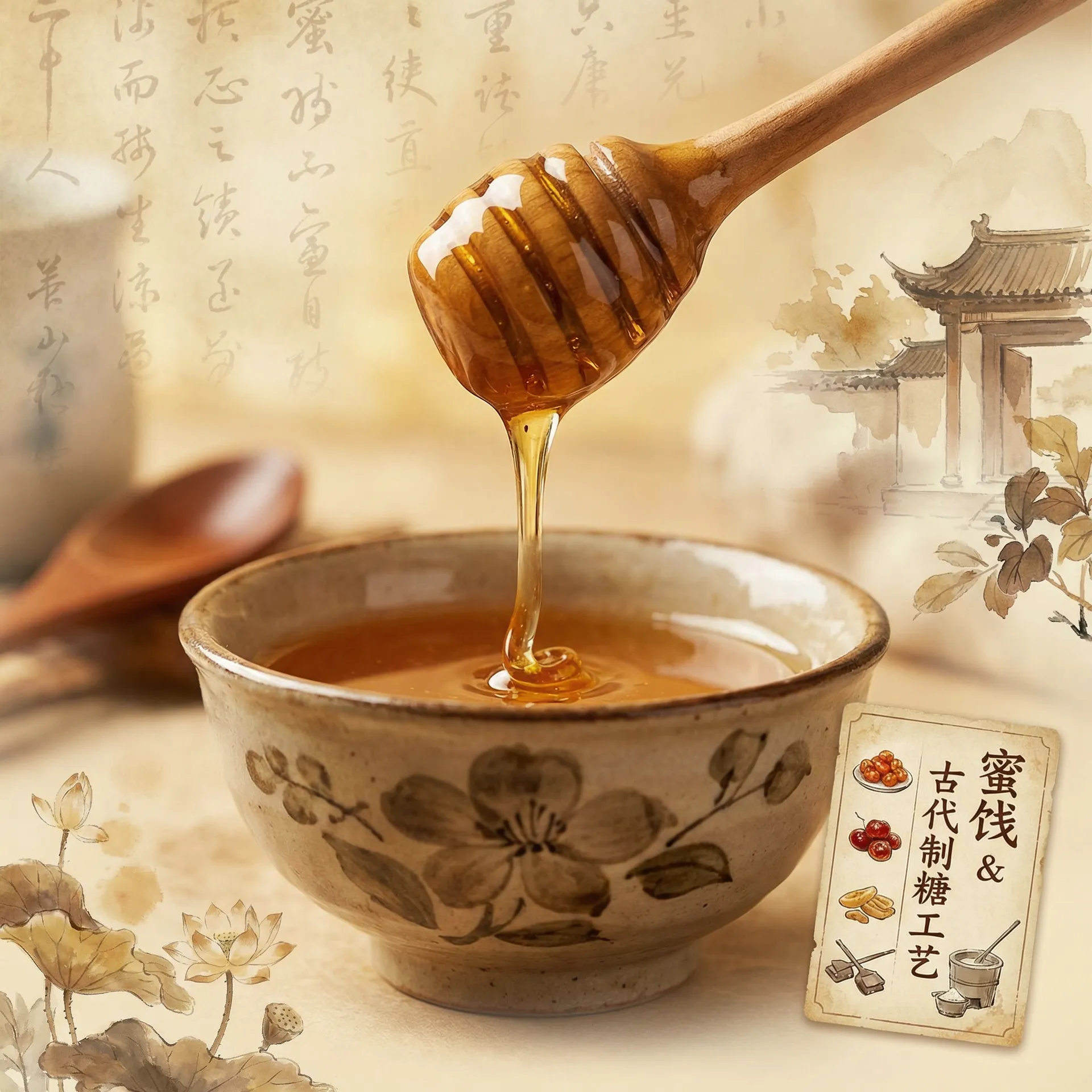 蜂蜜与蜜饯 - 唐心视频 - 糖艺百科