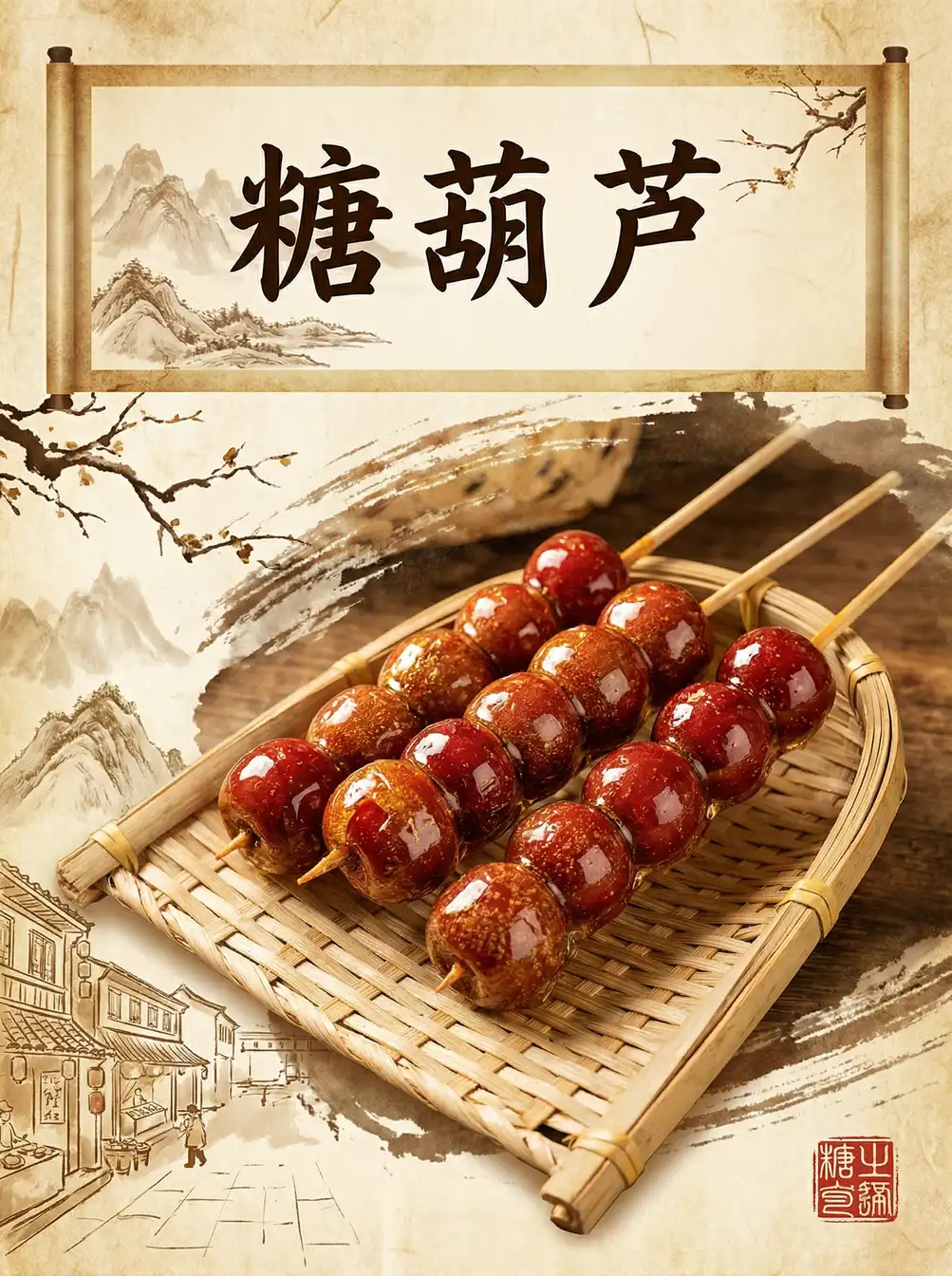 糖葫芦的前世今生 - 唐心视频 - 糖艺百科